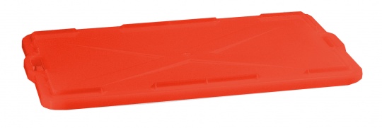 Deckel für Drehstapelbehälter 65l rot